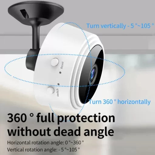 Mini WiFi Camera – Full HD 1080p Portable Security Camera