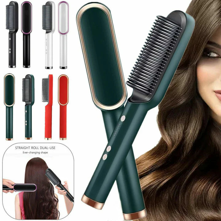 Hair Straightener Comb Brush electric